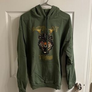 Tony Hawk Green Hoodie with Graphic Design